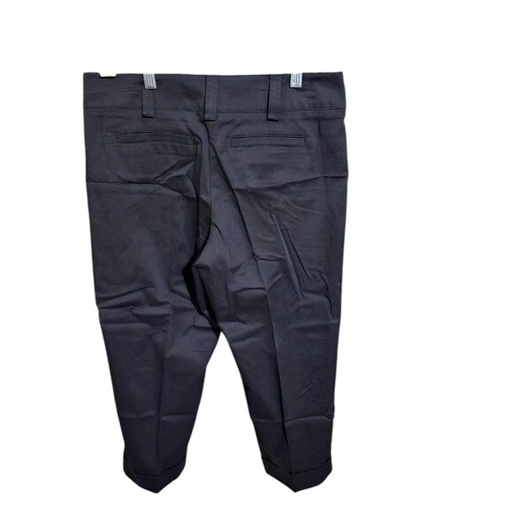 Counterparts Solid Black Capri's Size 8 NWT - Picture 2 of 2
